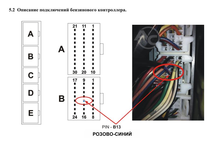 1AZ-FSE Установка ГБО подключение эмулятора топлива