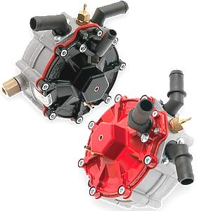 Редуктор ГБО STAG AC R01 красный и черный