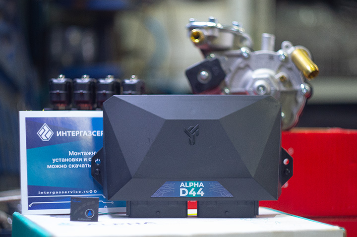 ALPHA D44 программа для настройки ГБО, схема подключения форсунок